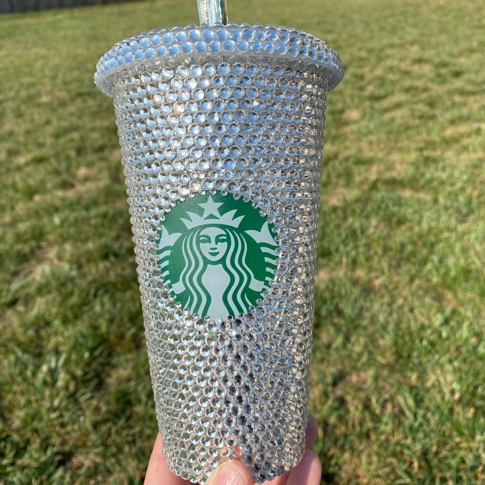 Starbucks rhinestone bling cup